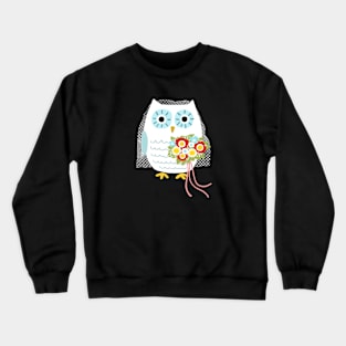 Owl Bride Crewneck Sweatshirt